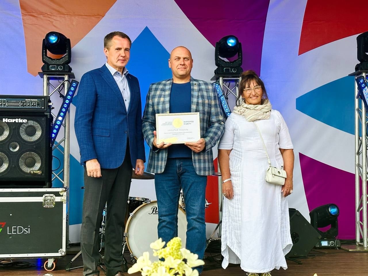 Ракитянский район стал золотым призёром международного фестиваля ландшафтного искусства «Белгород в цвету».