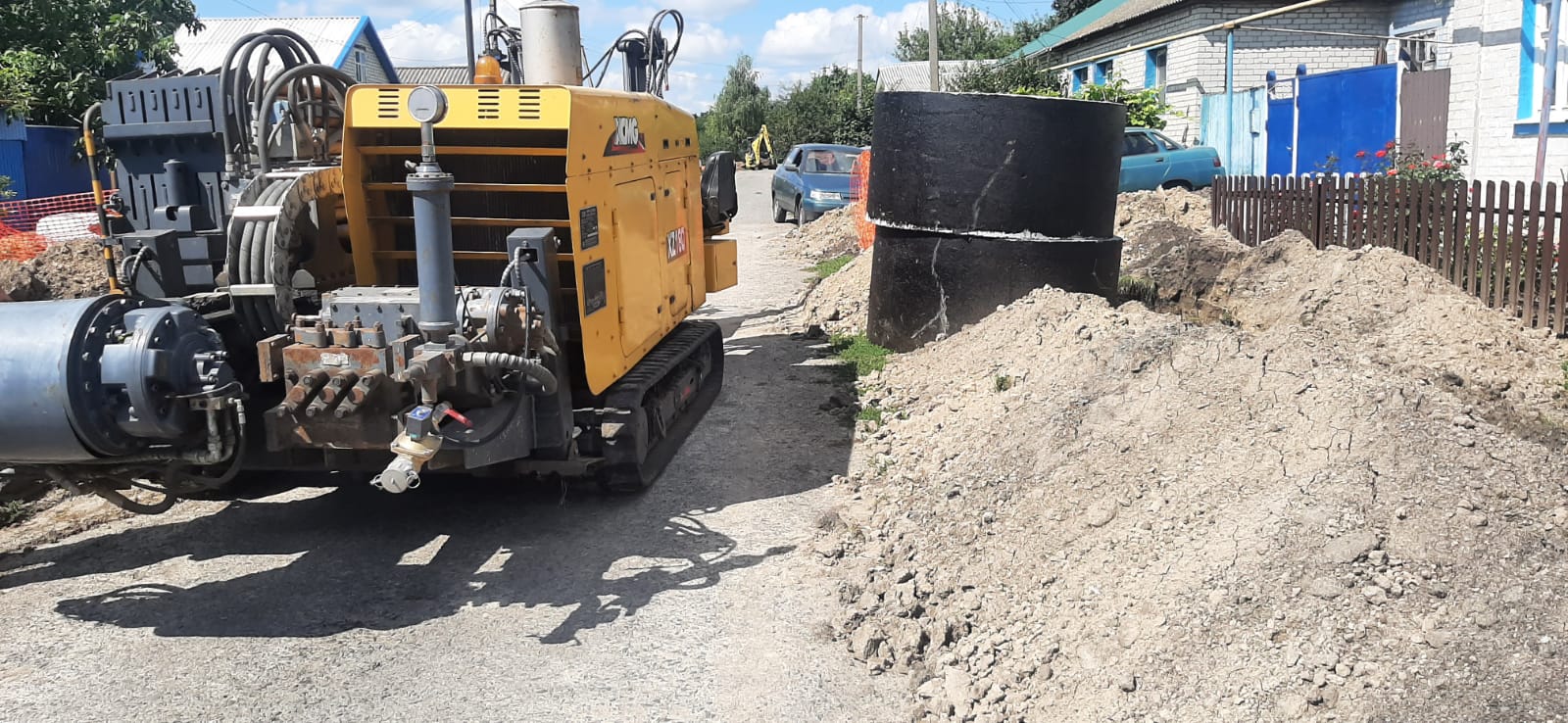 В Борисполье специалисты приступили к капитальному ремонту водопровода.