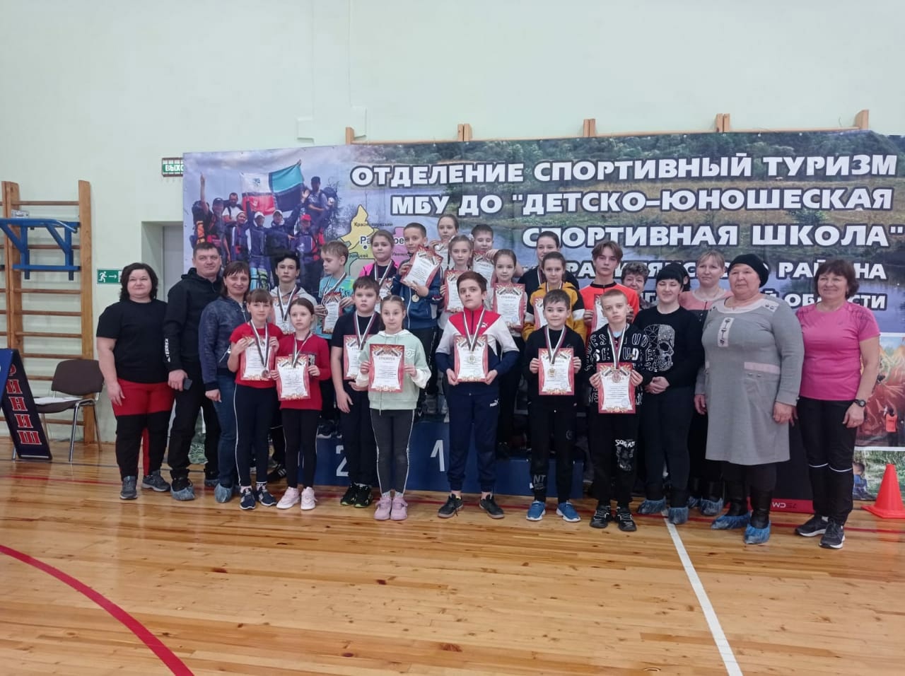 Впервые состоялось первенство спортивной школы Ракитянского района по спортивному ориентированию в закрытых помещениях
