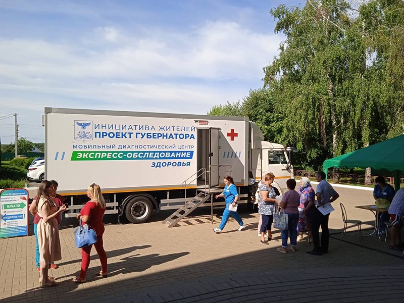 В рамках губернаторского проекта «Здоровая Белгородчина» для жителей Ракитянского района работает «Поезд здоровья»
