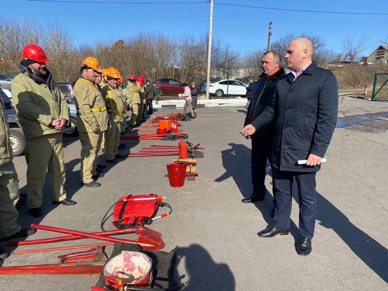 В Ракитянском районе проведена проверка готовности сил и средств к паводкоопасному периоду и пожароопасному сезону 2022 года