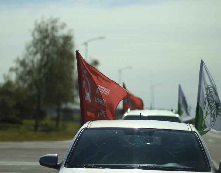 Сегодня в Ракитянском районе состоялся традиционный автопробег в честь Дня Великой Победы.