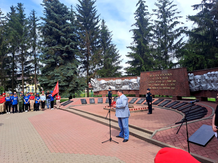 Сегодня, накануне 80-й годовщины Прохоровского танкового сражения, прошла акция «Огонь Памяти».