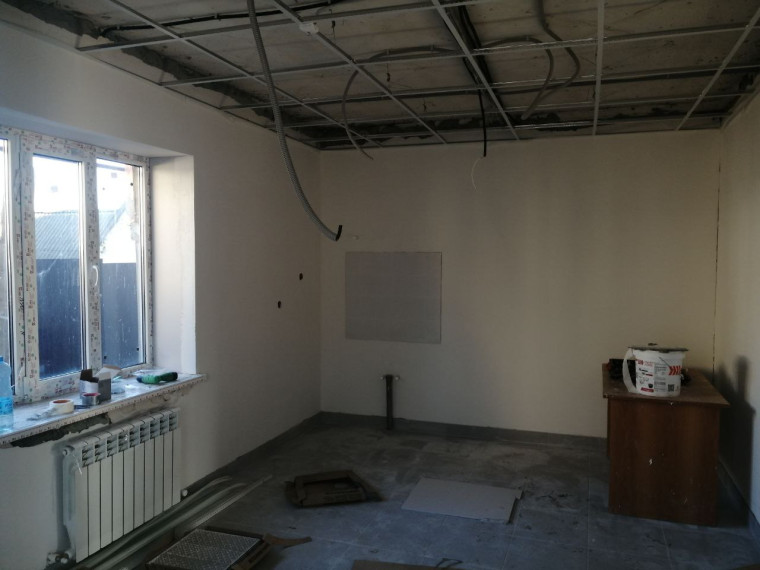 Капитальный ремонт фельдшерско-акушерского пункта в Лаптевке близится к завершению.