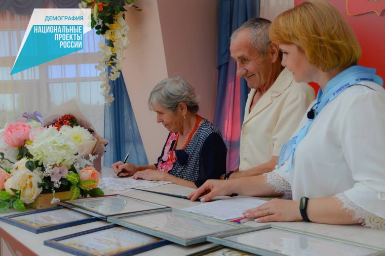 Ежегодно в рамках национального проекта «Демография» в Ракитянском районе проходит чествование юбиляров супружеской жизни.