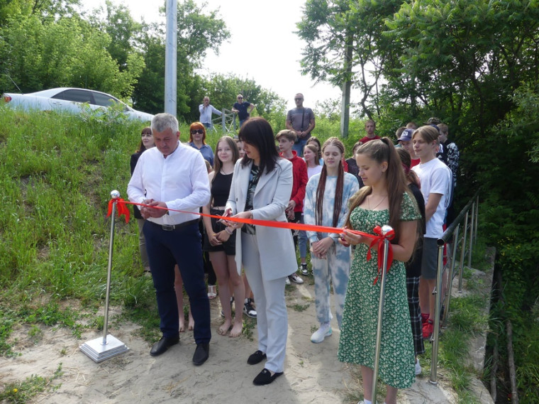 В Юсуповском парке Ракитянского района торжественно открыли пляж.