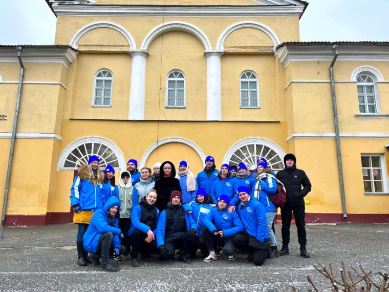 Ракитянский район встретил бойцов молодежной общероссийской общественной организации «Российские студенческие отряды» - отряд снежного десанта «Дофамин».