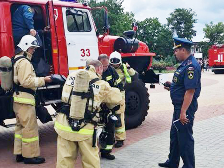 В Ракитянском районе прошли пожарно-тактические учения.